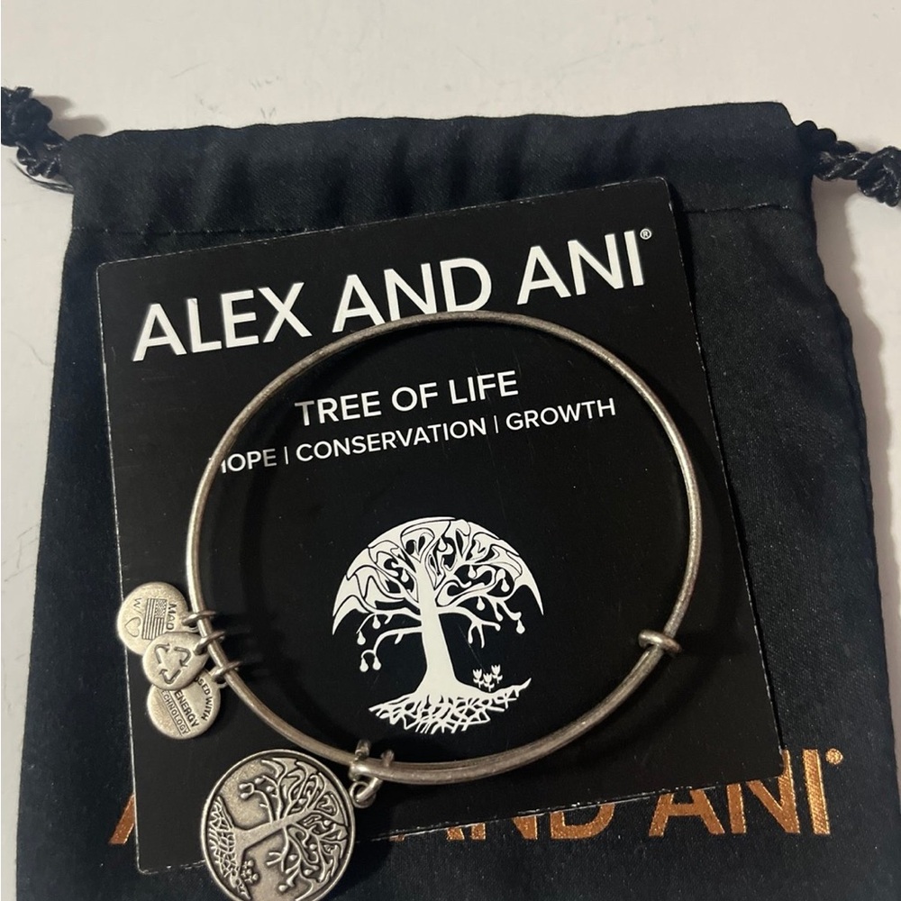 Alex and Ani Tree of Life Silver Bracelet